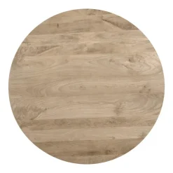 QUVIO Eettafel Sofia - Rond - Ø130 - Kruispoot - Naturel