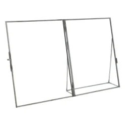 QUVIO Fotolijst - Metaal - Glas - Antraciet - 15.5 x 20 cm