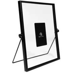 QUVIO Fotolijst staand staal 17,5 x 23 cm (bxh) - Zwart