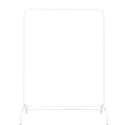 QUVIO Kledingrek met schoenen opbergruimte - Wit