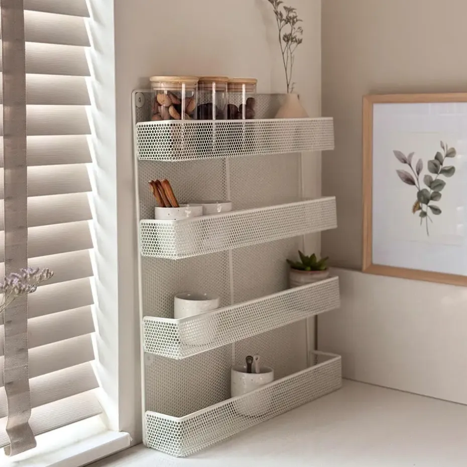 QUVIO Kruidenrek groot - Wit