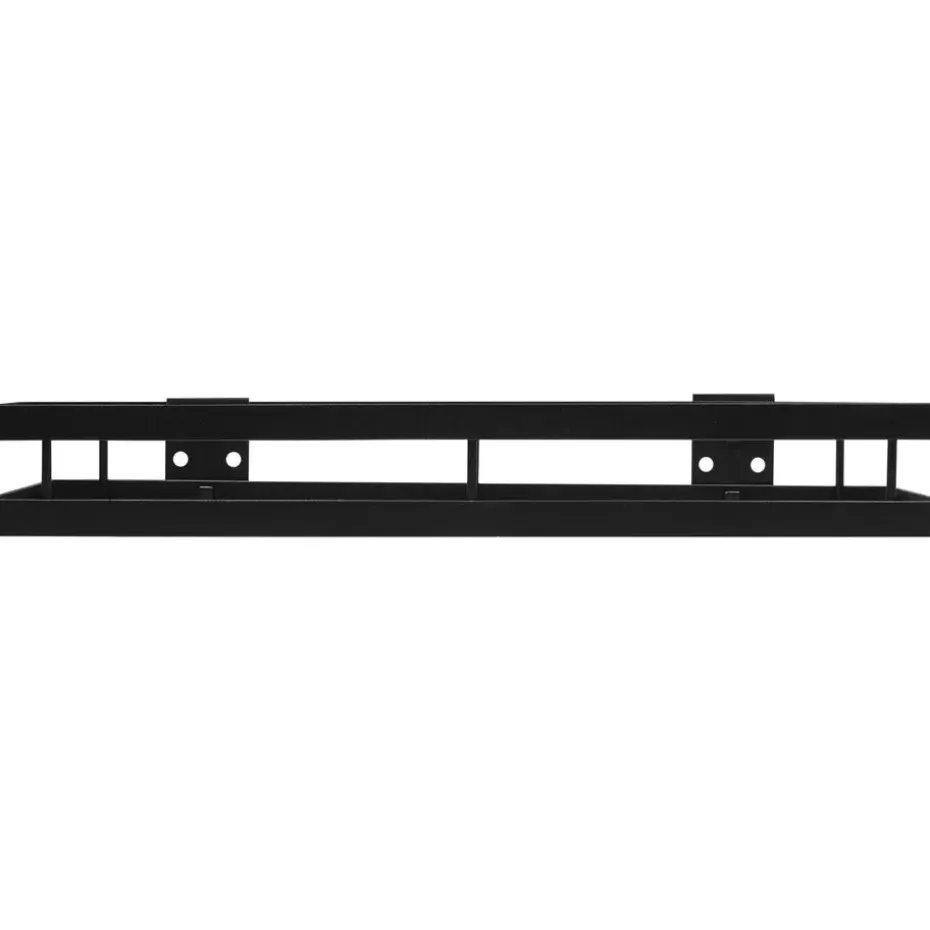 QUVIO kruidenrek keuken metaal - Zwart - 40 cm