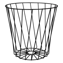 QUVIO Opbergmand - Metaal - Zwart