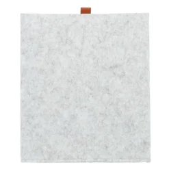 QUVIO Organizer vierkant - 23 x 26,5 cm - Vilt - Grijs