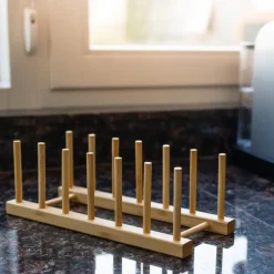 QUVIO Pannendekselhouder - Bamboe