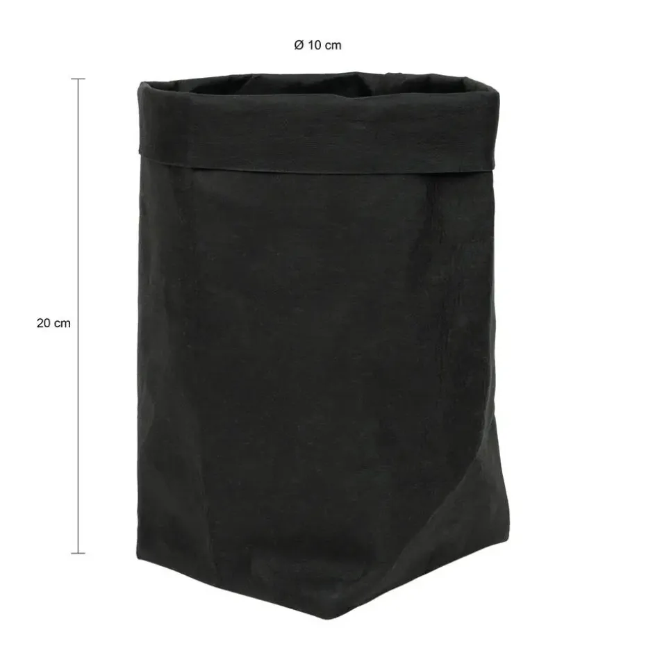 QUVIO Plantenzak uitwasbaar 10x10x20cm - Zwart