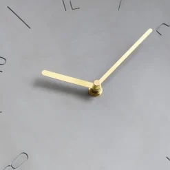 QUVIO Wandklok beton even cijfers - Grijs