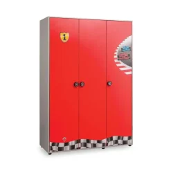 Race Cup 3 deurs kledingkast auto