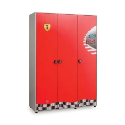 Race Cup 3 deurs kledingkast auto