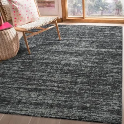 Relax Oslo - Laagpolig Effen Vloerkleed - Zwart - 200x290 CM