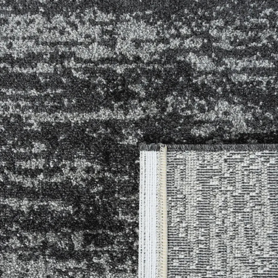 Relax Oslo - Laagpolig Effen Vloerkleed - Zwart - 200x290 CM