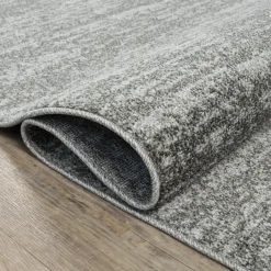 Relax Oslo - Laagpolig Effen Vloerkleed - Grijs - 250x250 CM Vierkant