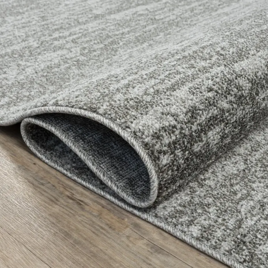 Relax Oslo - Laagpolig Effen Vloerkleed - Grijs - 250x250 CM Vierkant