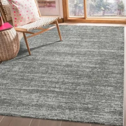 Relax Oslo - Laagpolig Effen Vloerkleed - Grijs - 250x250 CM Vierkant