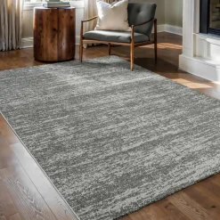 Relax Oslo - Laagpolig Effen Vloerkleed - Grijs - 250x250 CM Vierkant