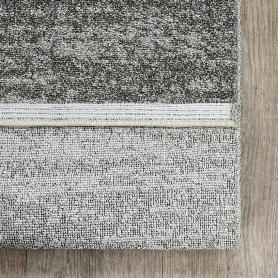 Relax Oslo - Laagpolig Effen Vloerkleed - Grijs - 250x250 CM Vierkant