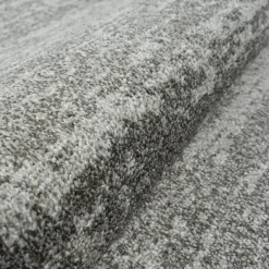 Relax Oslo - Laagpolig Effen Vloerkleed - Grijs - 250x250 CM Vierkant