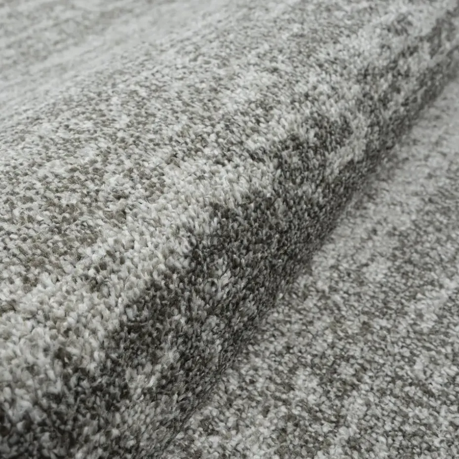 Relax Oslo - Laagpolig Effen Vloerkleed - Grijs - 250x250 CM Vierkant