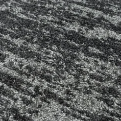 Relax Oslo - Laagpolig Effen Vloerkleed - Zwart - 120x170 CM