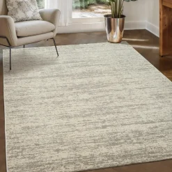 Relax Oslo - Laagpolig Effen Vloerkleed - Creme - 200x200 CM Vierkant