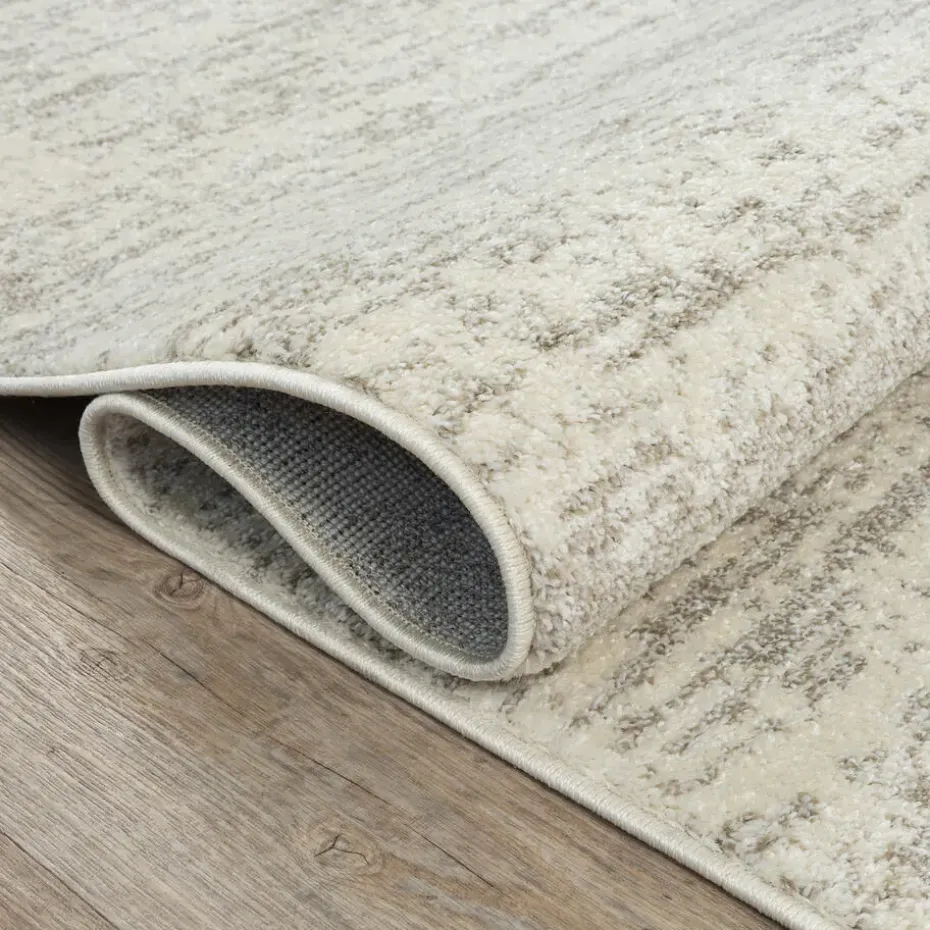 Relax Oslo - Laagpolig Effen Vloerkleed - Creme - 200x200 CM Vierkant