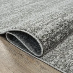 Relax Oslo - Laagpolig Effen Vloerkleed - Grijs - 160x230 CM