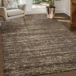 Relax Oslo - Laagpolig Effen Vloerkleed - Bruin - 160x230 CM