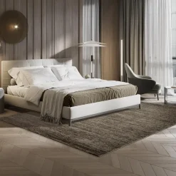 Relax Oslo - Laagpolig Effen Vloerkleed - Bruin - 120x170 CM