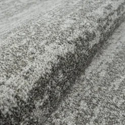 Relax Oslo - Laagpolig Effen Vloerkleed - Grijs - 240x340 CM