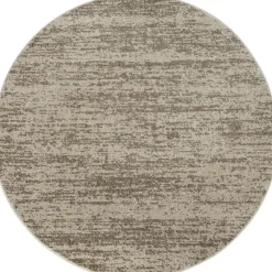 Relax Oslo - Laagpolig Effen Vloerkleed - Beige - 240 CM ROND