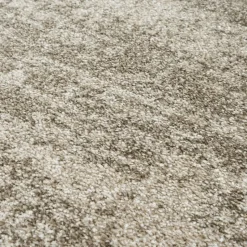 Relax Oslo - Laagpolig Effen Vloerkleed - Beige - 240 CM ROND