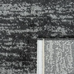 Relax Oslo - Laagpolig Effen Vloerkleed - Zwart - 160x230 CM