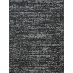 Relax Oslo - Laagpolig Effen Vloerkleed - Zwart - 160x230 CM