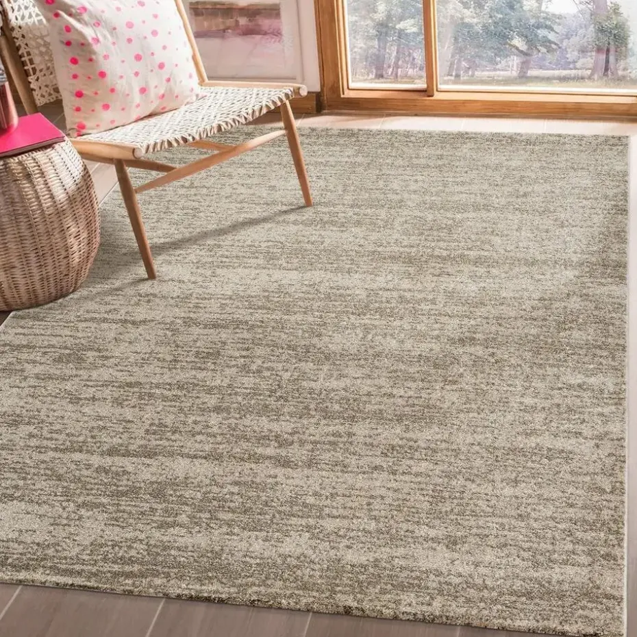 Relax Oslo - Laagpolig Effen Vloerkleed - Beige - 250x250 CM Vierkant