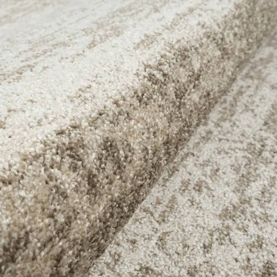 Relax Oslo - Laagpolig Effen Vloerkleed - Beige - 250x250 CM Vierkant