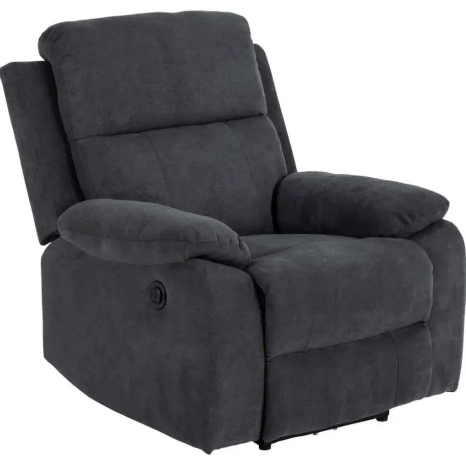 Relaxfauteuil Donkergrijs - 95x90x98cm - Verstelbaar - Rinda