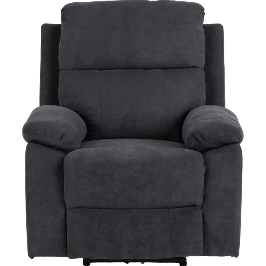 Relaxfauteuil Donkergrijs - 95x90x98cm - Verstelbaar - Rinda