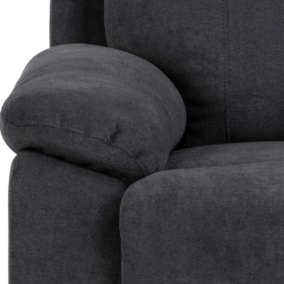 Relaxfauteuil Donkergrijs - 95x90x98cm - Verstelbaar - Rinda