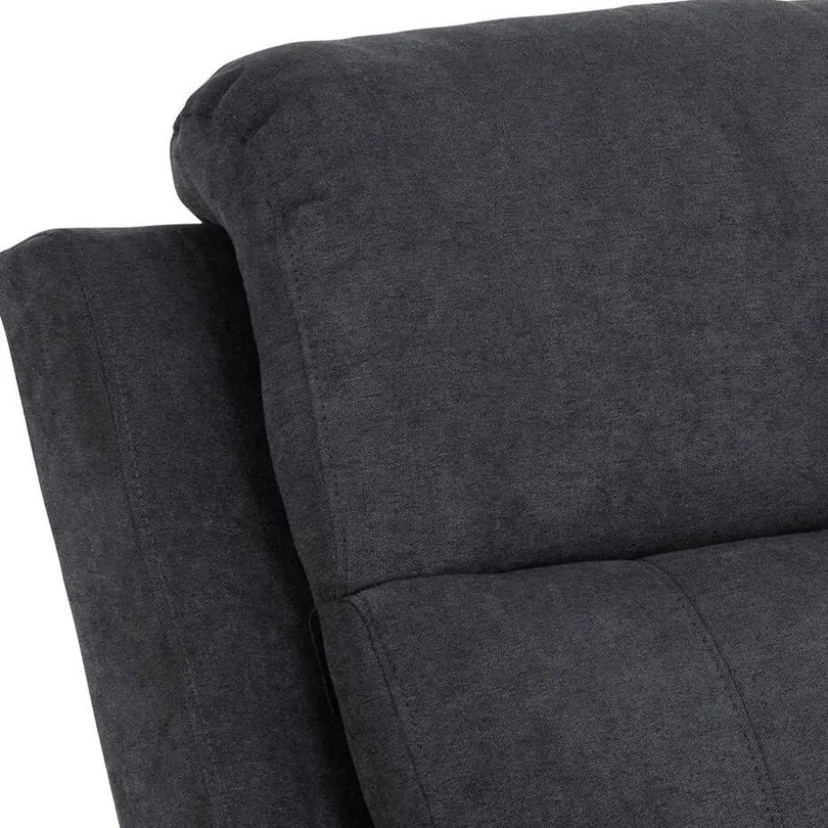 Relaxfauteuil Donkergrijs - 95x90x98cm - Verstelbaar - Rinda