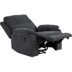 Relaxfauteuil Donkergrijs - 95x90x98cm - Verstelbaar - Rinda