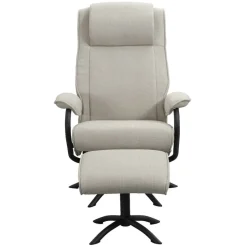 Relaxfauteuil Vincent incl. hocker - zand
