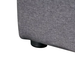 RENNES - Bed met opbergruimte - Grijs - 160x200 cm - Polyester