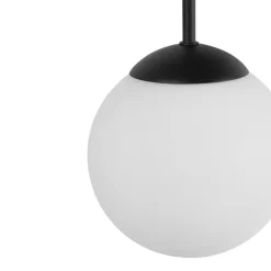 RIANA - Plafondlamp 3 lichten - Zwart - IJzer