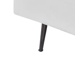 RIOM - Chaise longue - Wit - Rechtszijdig - Stof