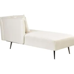 RIOM - Chaise longue - Wit - Rechtszijdig - Stof