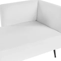 RIOM - Chaise longue - Wit - Rechtszijdig - Stof