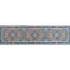 RITAPURAM - Laagpolig vloerkleed - Blauw - 80 x 300 cm - Polyester