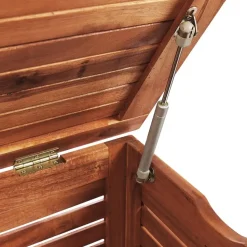 RIVIERA - Kussenbox - Donkere houtkleur - 130 cm - Acaciahout