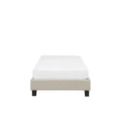 ROANNE - Kinderbed - Beige - 90 x 200 cm - Polyester