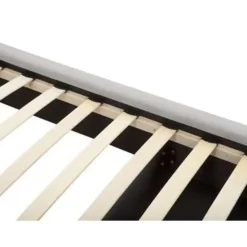 ROCHELLE - Bed opbergruimte - Lichtgrijs - 140 x 200 cm - Polyester